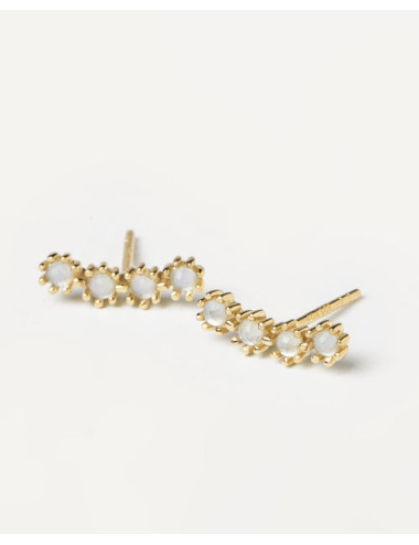 BRINCOS BLUE TIDE GOLD PD PAOLA