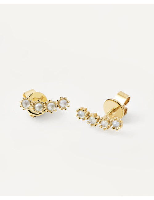 BRINCOS BLUE TIDE GOLD PD PAOLA