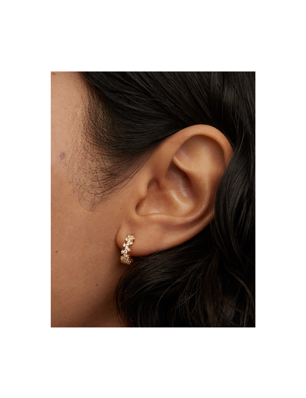 LITTLE CROWN GOLD EARRINGS PDPAOLA