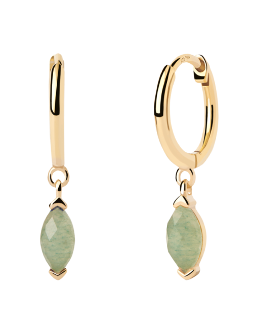 Brincos Nomad Aventurine PdPAola