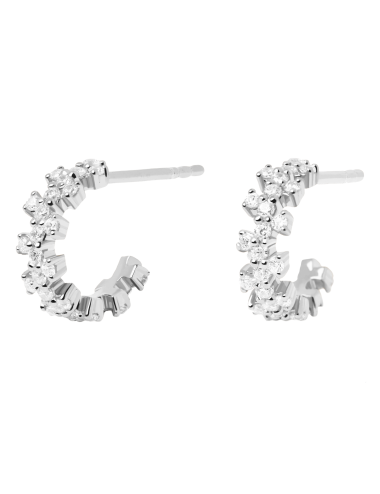 LITTLE CROWN SILVER EARRINGS PDPAOLA