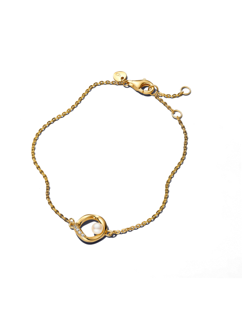 Pulseira Pérola de Cultura Gold Pandora