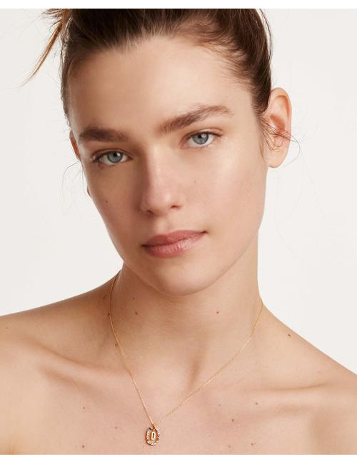LETTER D GOLD NECKLACE PDPAOLA