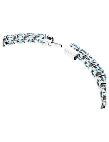 Pulseira Matrix Tennis Aqua Swarovski