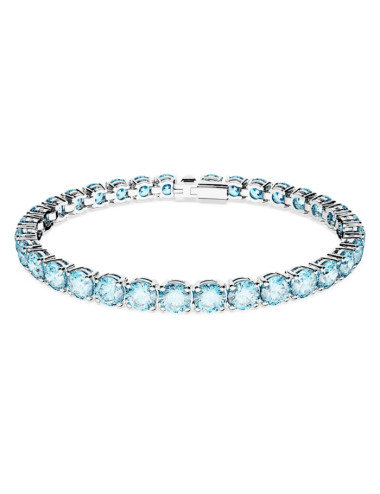 Pulseira Matrix Tennis Aqua Swarovski