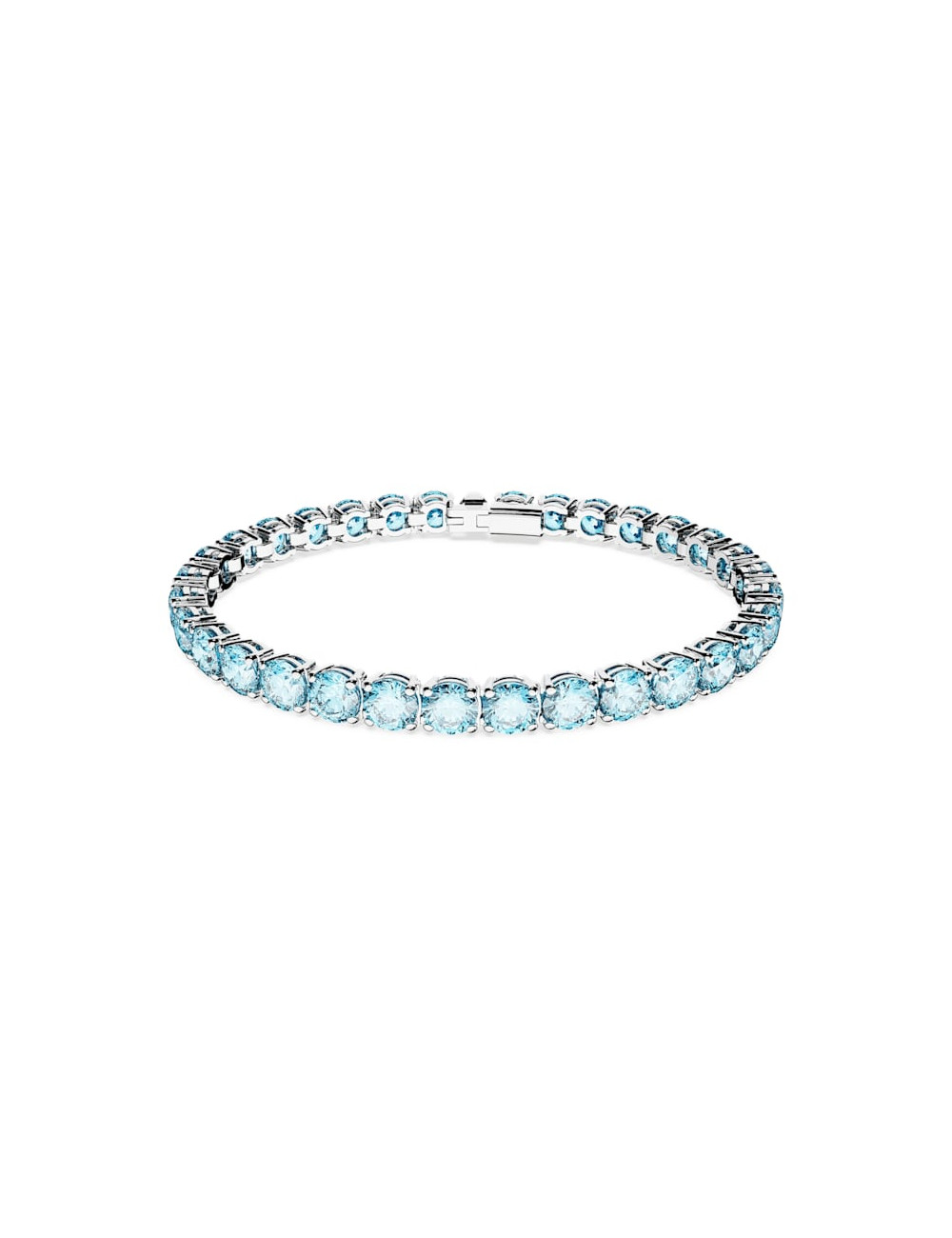 Pulseira Matrix Tennis Aqua Swarovski