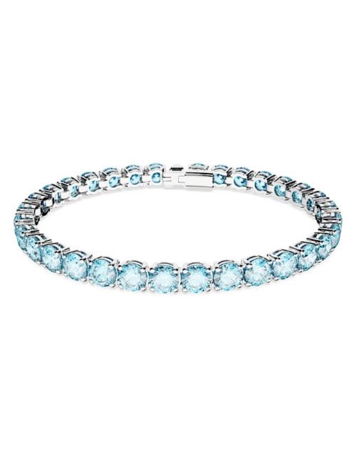 Pulseira Matrix Tennis Aqua Swarovski