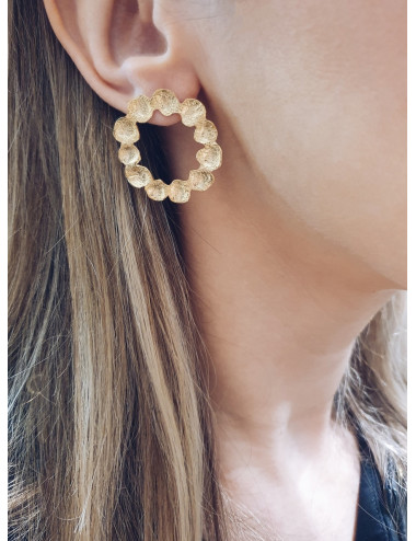 BRINCOS STEPH PRATA DOURADA