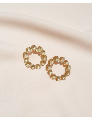 BRINCOS STEPH PRATA DOURADA