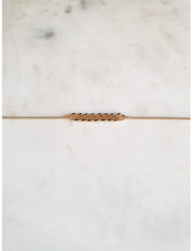 PULSEIRA CRAZY MESH PRATA DOURADA