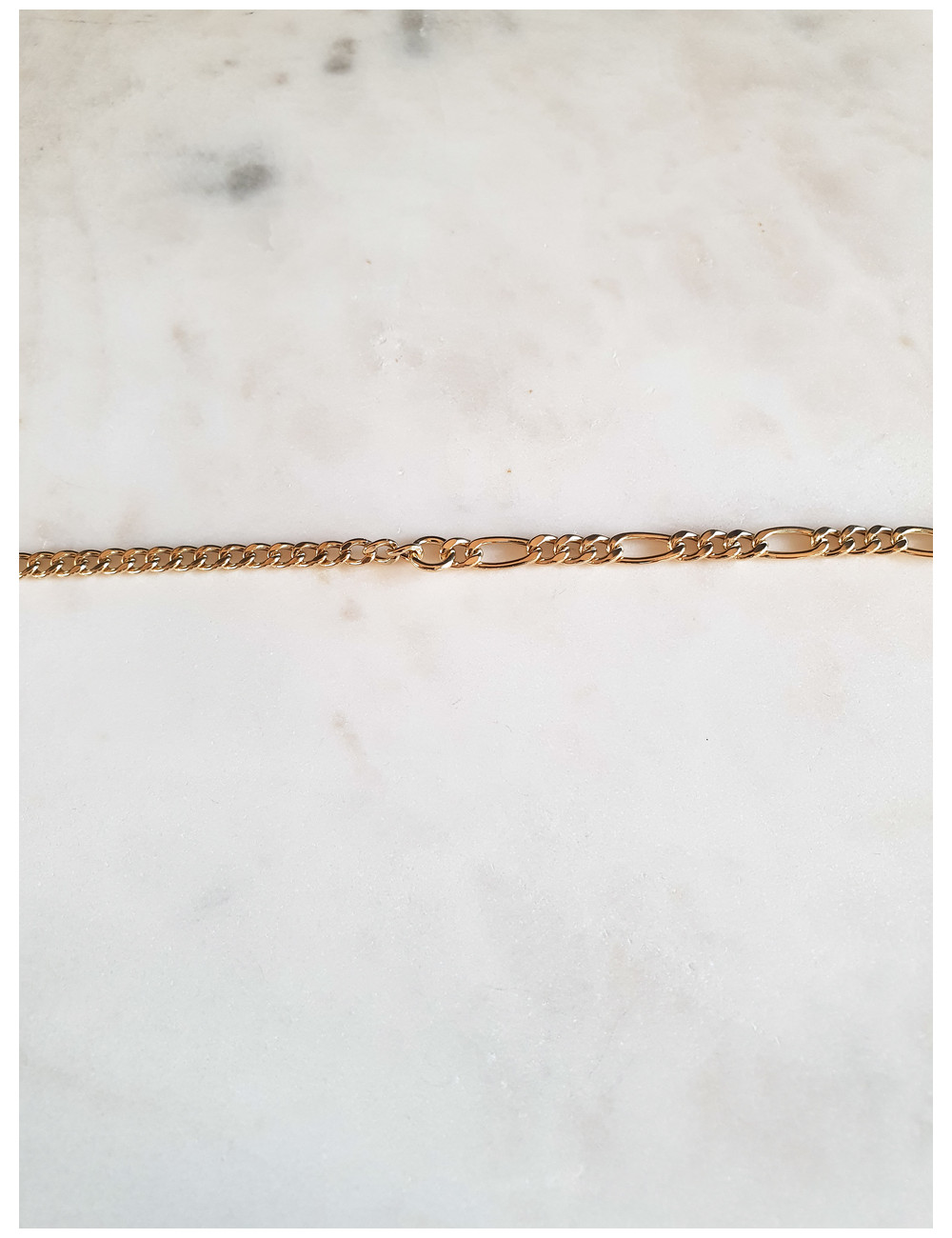 PULSEIRA MALHA PRATA DOURADA