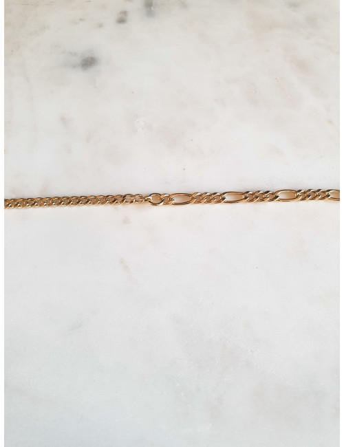 PULSEIRA MALHA PRATA DOURADA