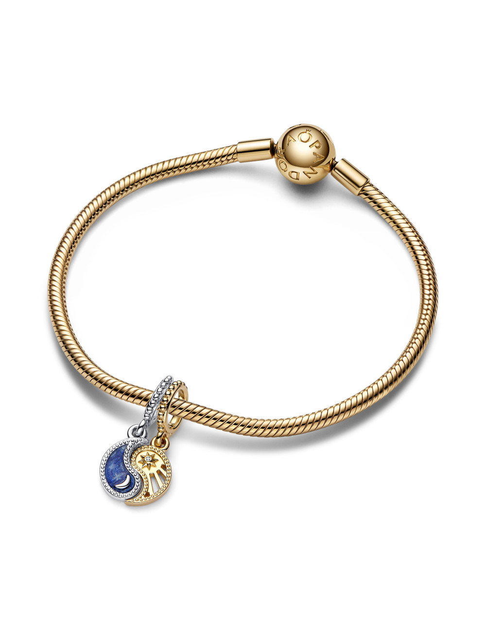 Conta Pandora Yin and Yang Gold 14kl