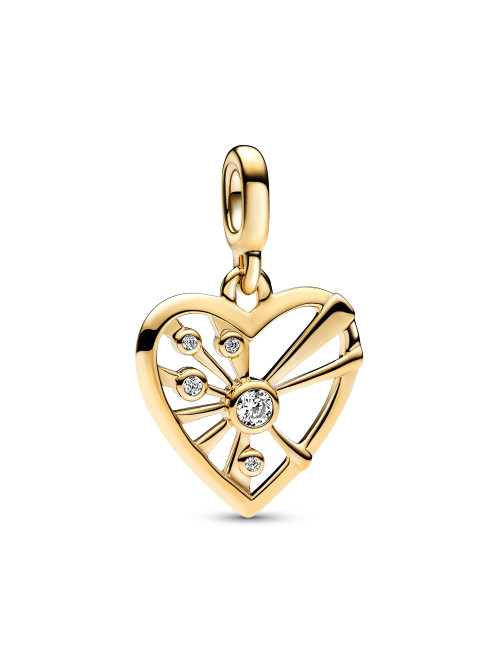 Conta Pandora Me Heart Gold