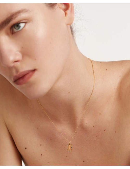 LETTER J GOLD NECKLACE PDPAOLA