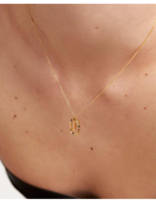 LETTER J GOLD NECKLACE PDPAOLA