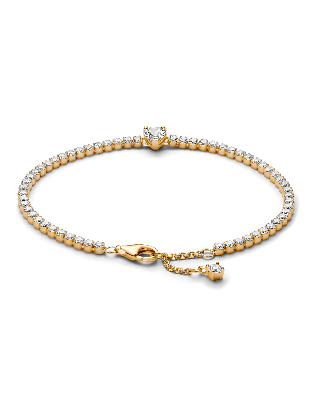 Pulseira Ténis Coração Brilhante Pandora