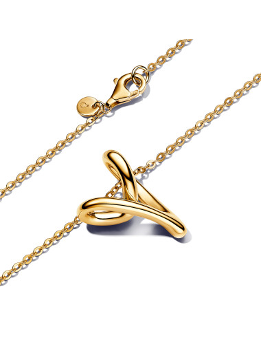 Colar Pendente Coração Orgânico Pandora