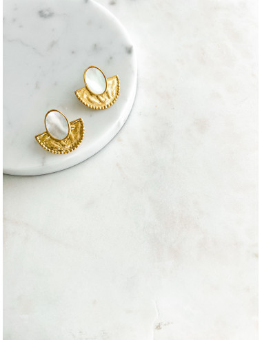 BRINCOS CAIRO PRATA DOURADA