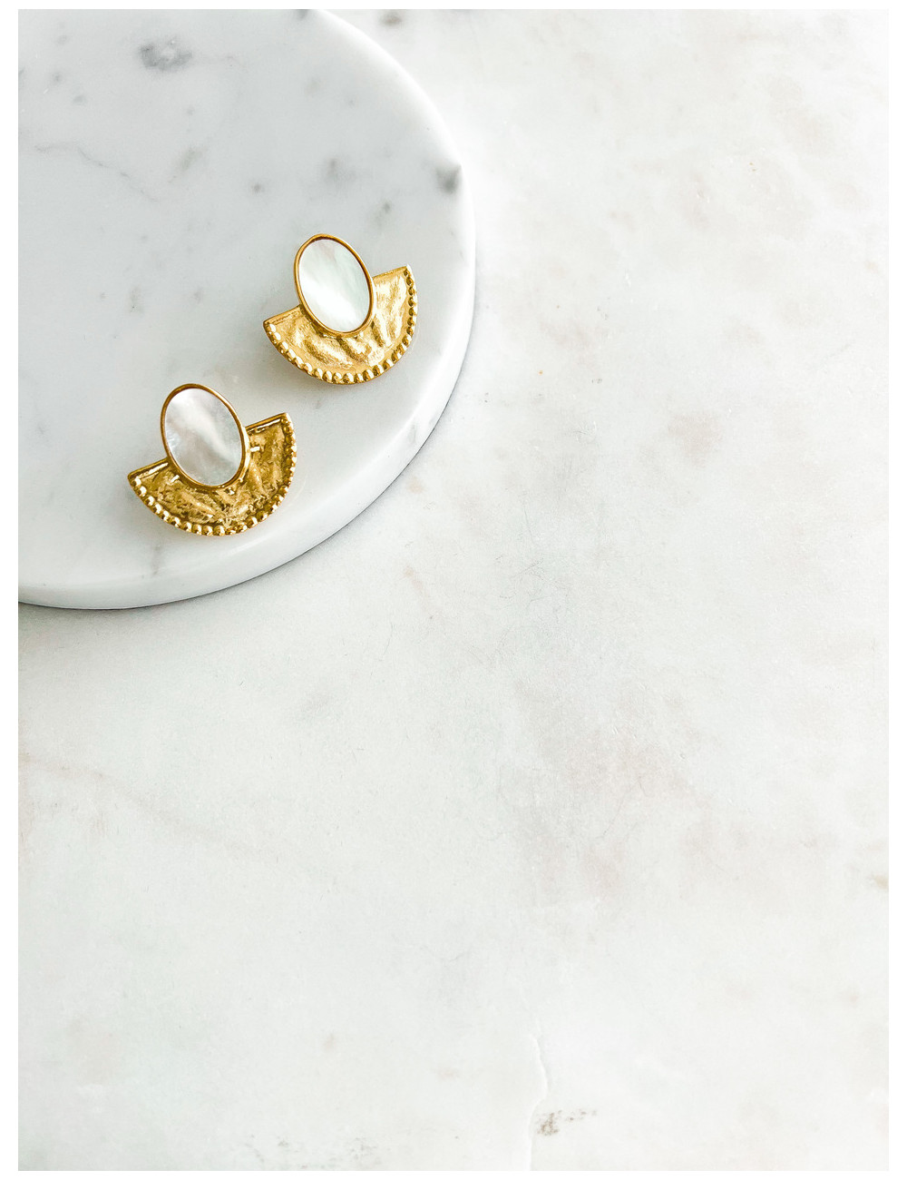 BRINCOS CAIRO PRATA DOURADA