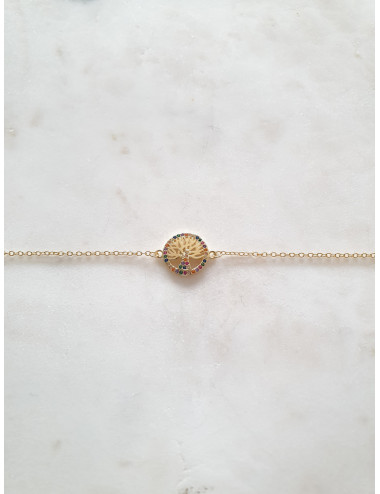 PULSEIRA FUNNY FAMILY TREE PRATA DOURADA