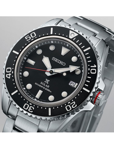 Relógio Seiko Prospex Diver's Solar Preto