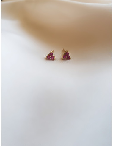 BRINCOS CINTY PRATA DOURADA