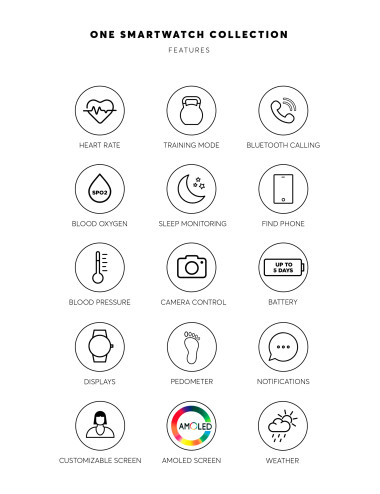 Smartwatch One Mini Silver