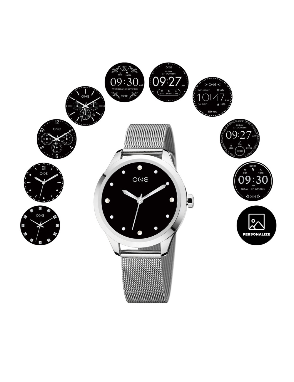 Smartwatch One Mini Silver