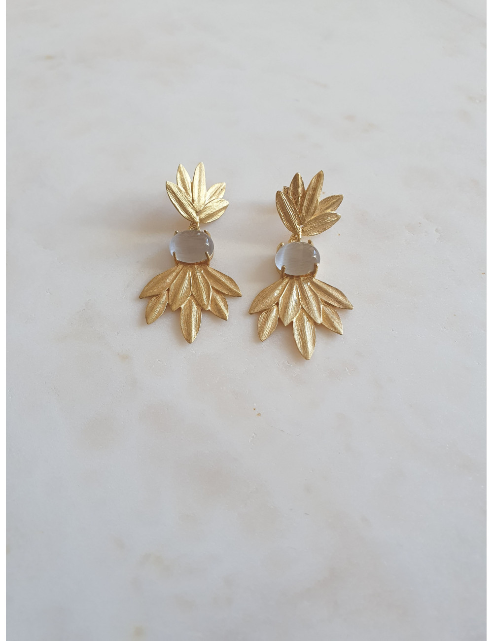 BRINCOS OOH GORGEOUS PRATA DOURADA