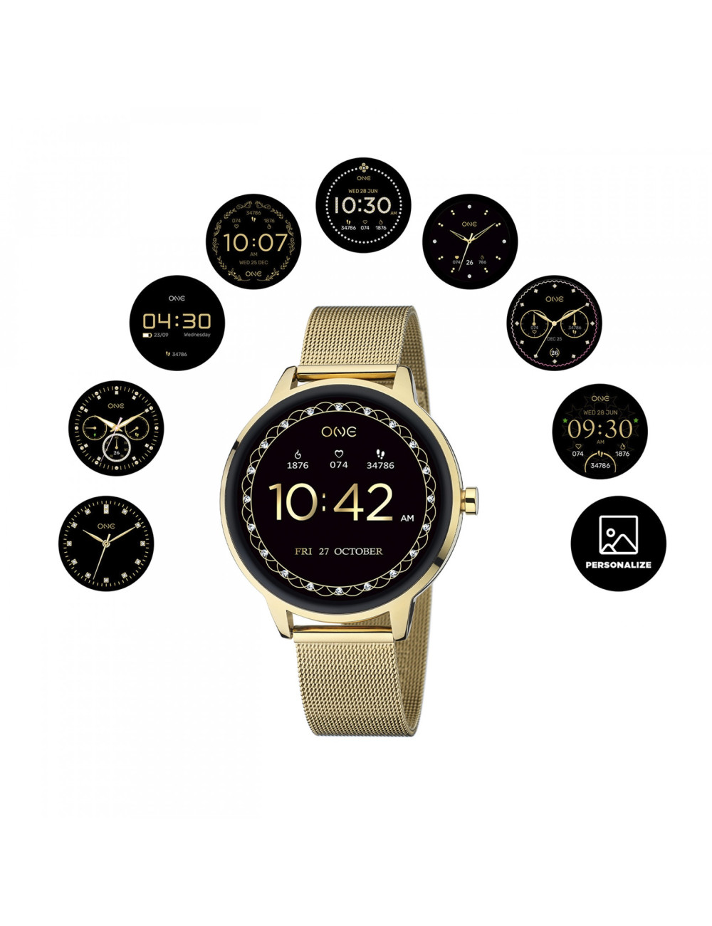 SMARTWATCH QUEENCALL GOLD
