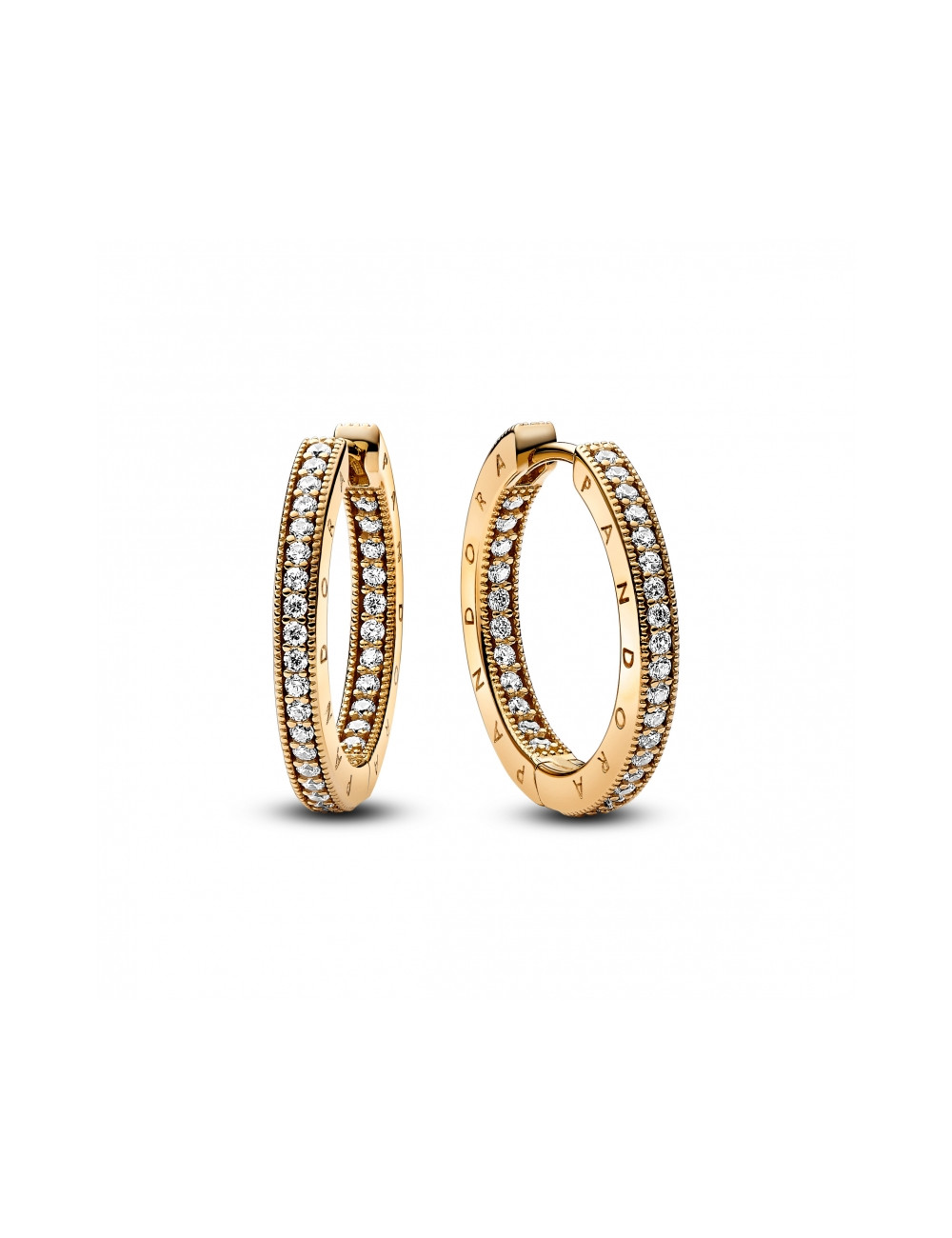 Argolas Snake Chain Pandora 14K