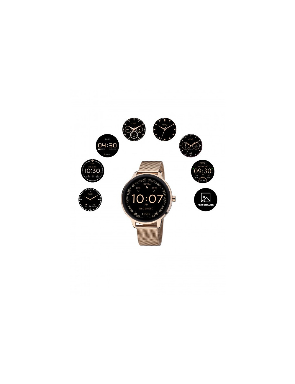 Smartwatch One Queencall Rosegold