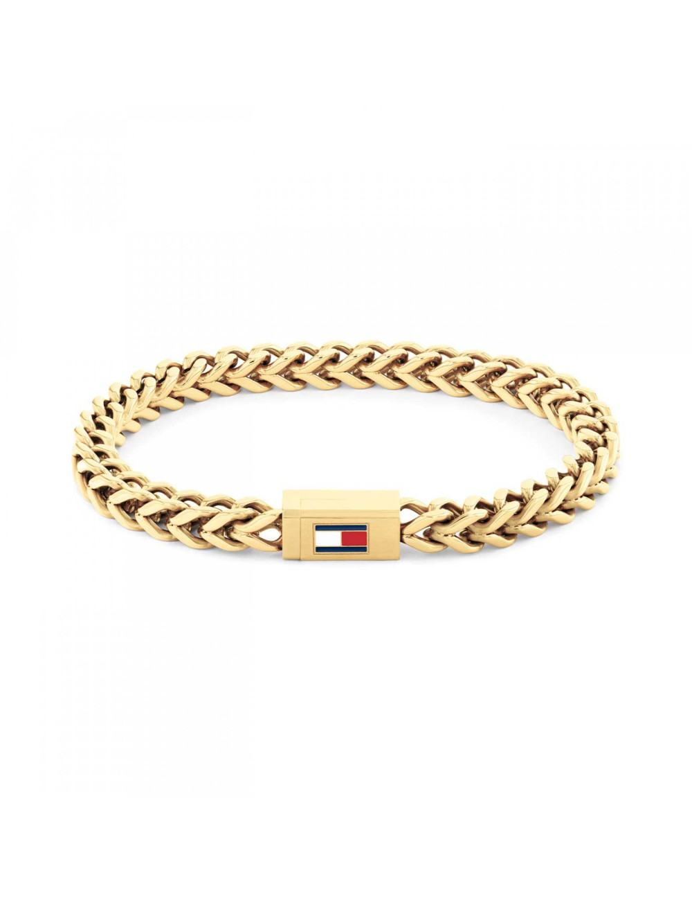 Pulseira Braided Metal Gold Tommy Hilfiger