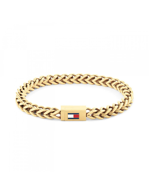Pulseira Braided Metal Gold Tommy Hilfiger
