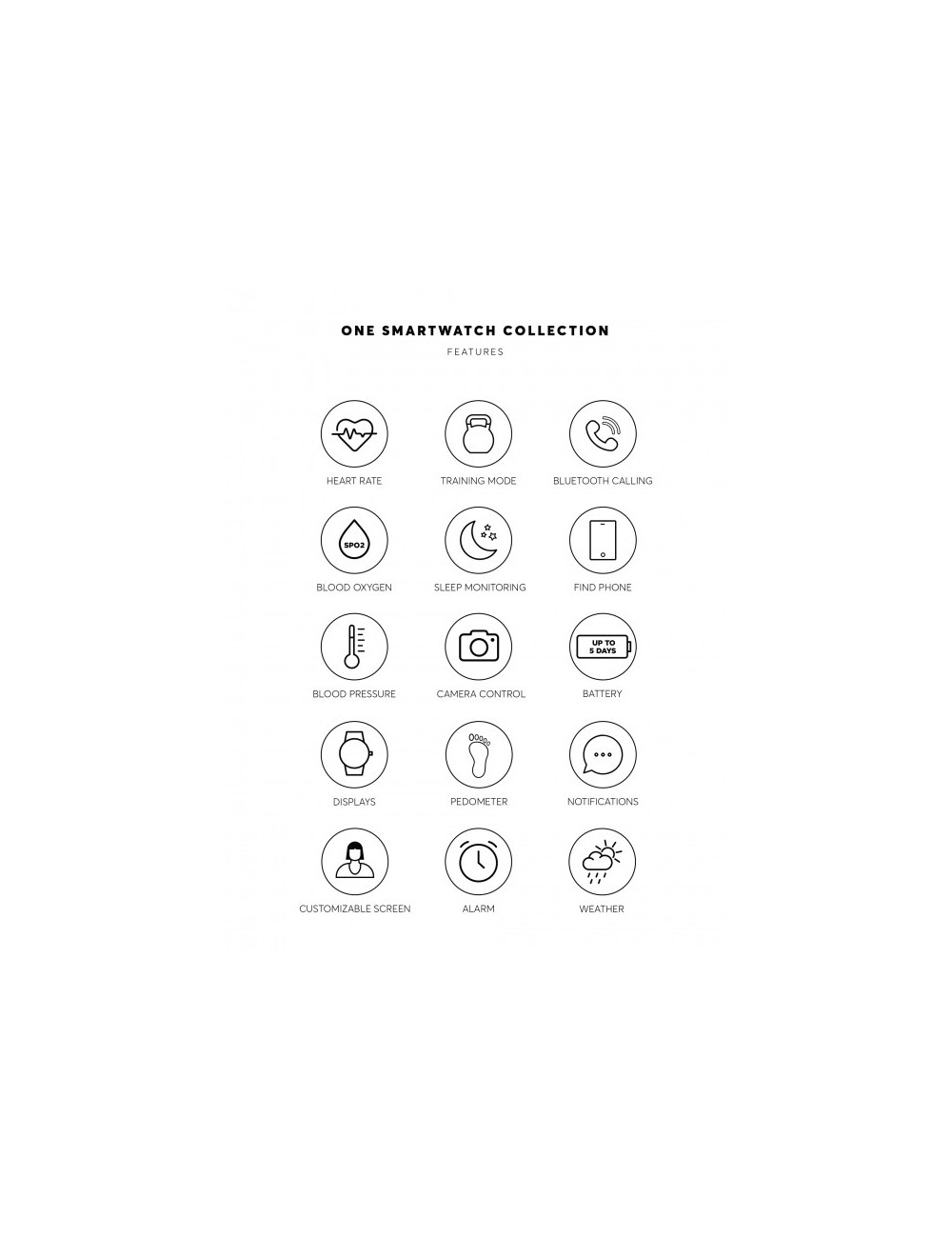 Smartwatch One Queencall Silver