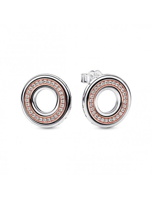 Brincos Logo Pandora 14K