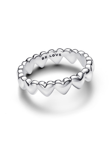 Anel Hearts Silver Pandora