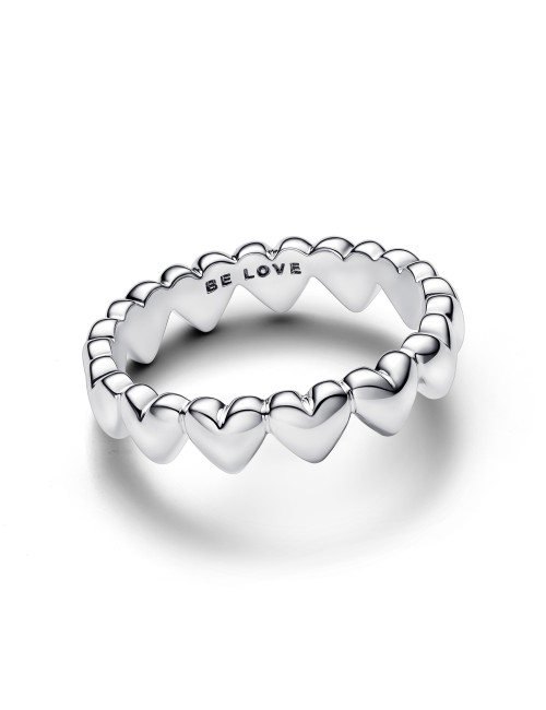 Anel Hearts Silver Pandora