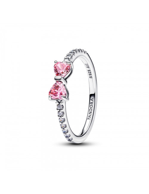 Anel Laço Rosa Pandora
