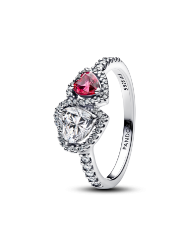 Anel Corações Cintilante Pandora