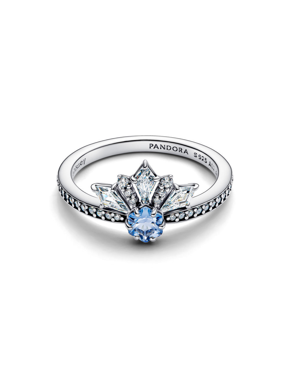 Anel Tiara da Rainha Elsa Frozen Disney Pandora