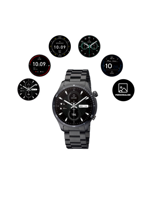 Smartwatch One Men Alphacall Black Links