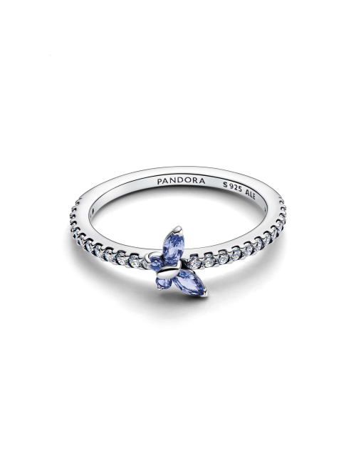 Anel Timeless Borboleta Azul Pandora