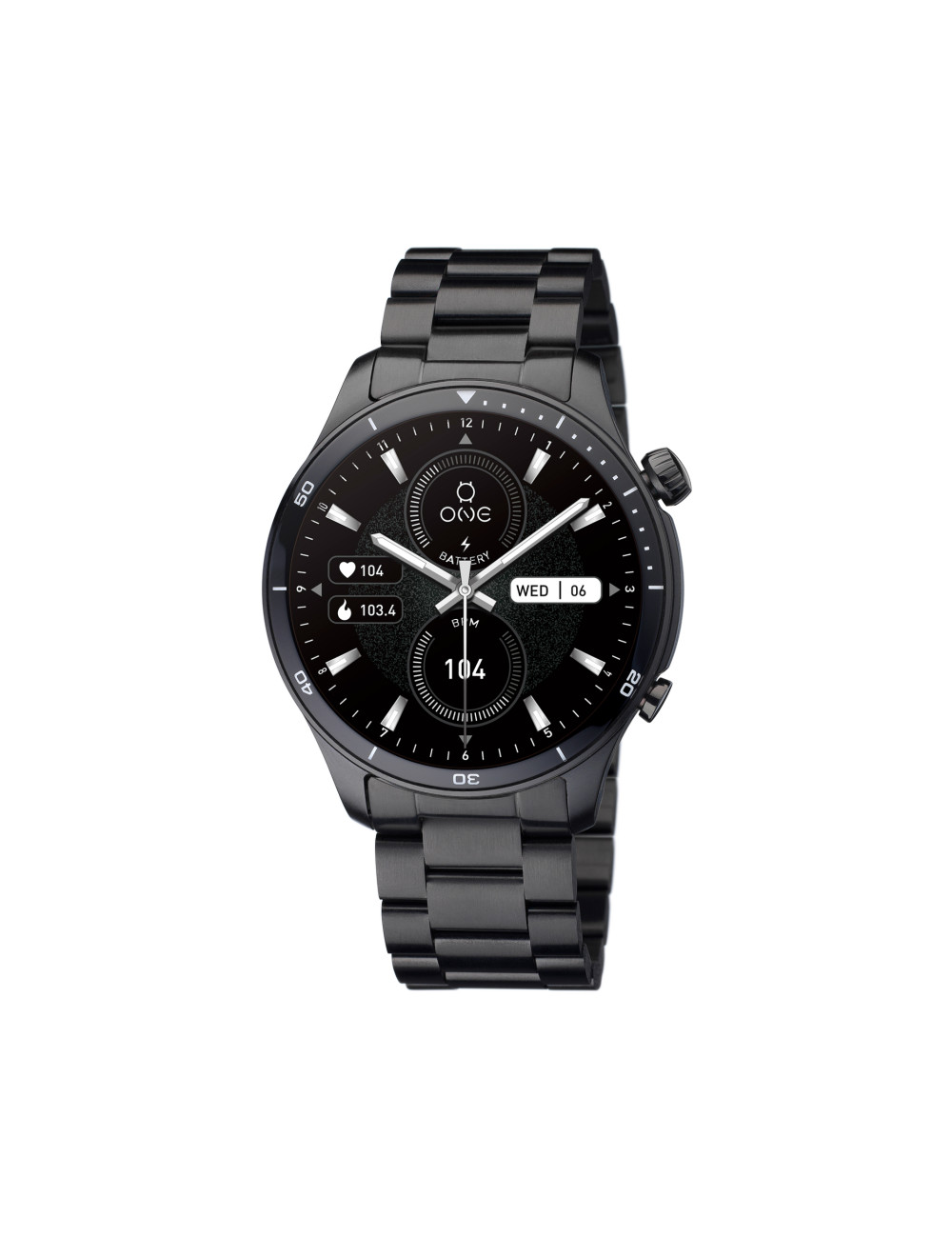 Smartwatch One Men Alphacall Black Links