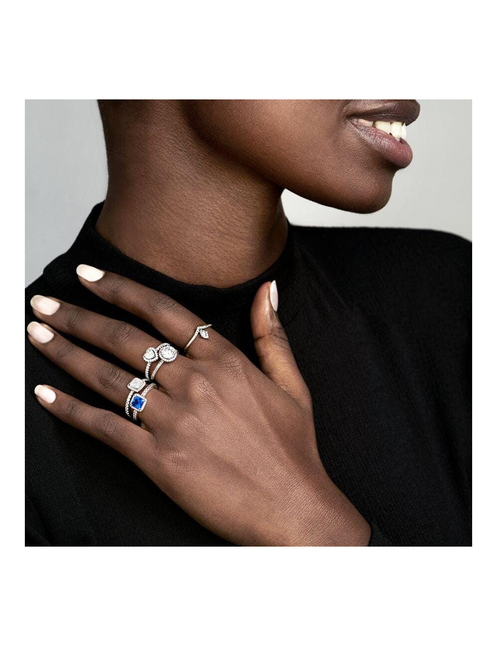 Anel Pandora Elevated Heart