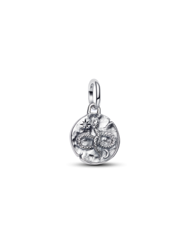 Mini Conta Medalhão Serpente Infinito Pandora Talisman