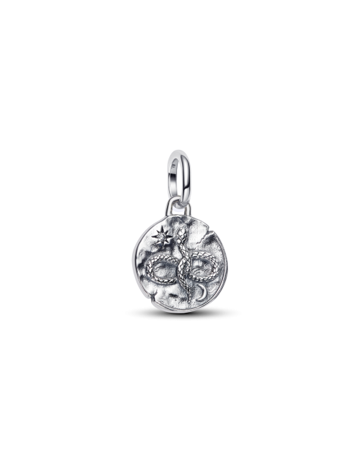 Mini Conta Medalhão Serpente Infinito Pandora Talisman