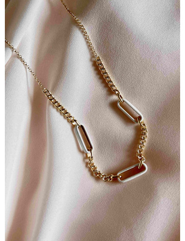 Colar Madrid Prata Dourada