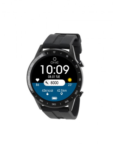 Smartwatch One Men Forceful Black Silicone